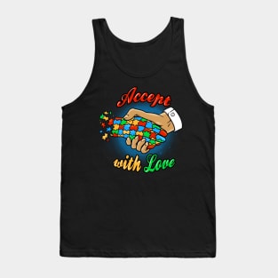 accept with love Tank Top